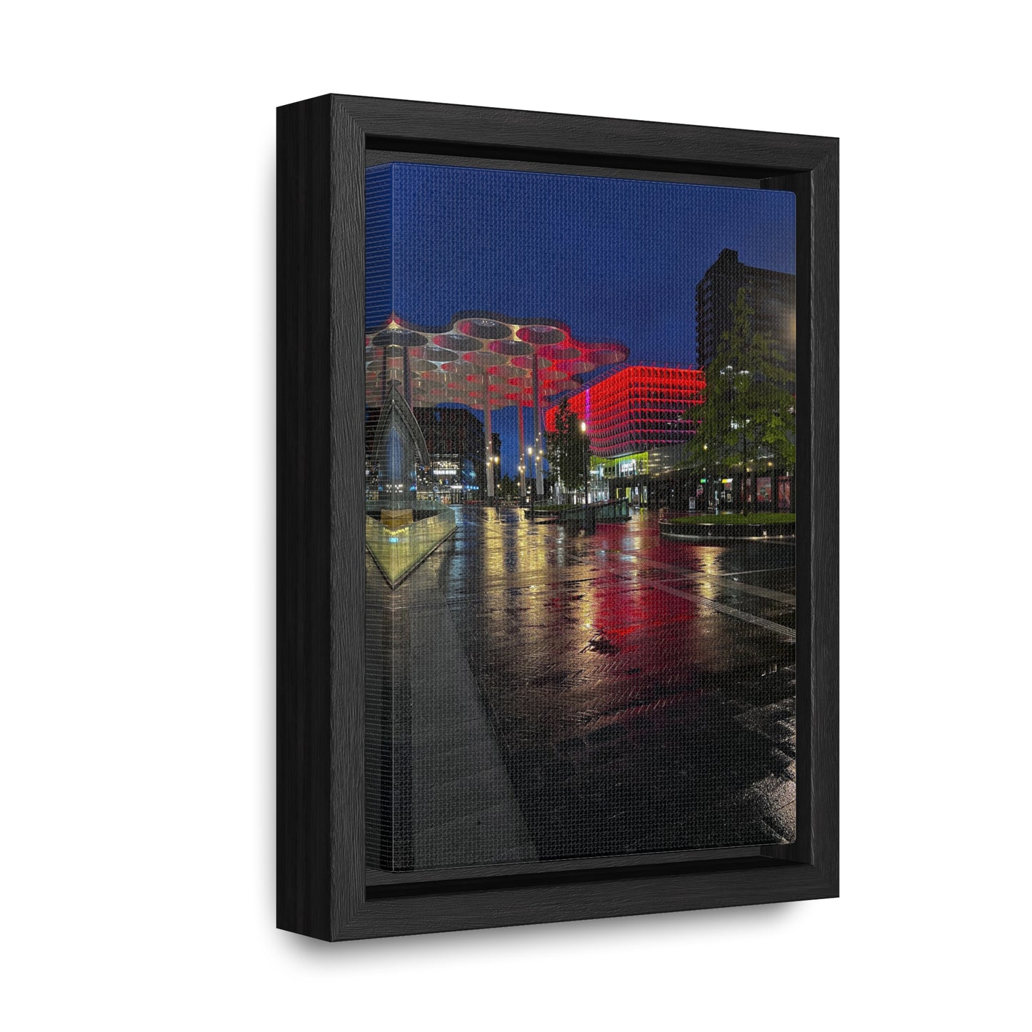 Utretch Netherlands Hoog Catharijne Train Station Frame Canvas Print