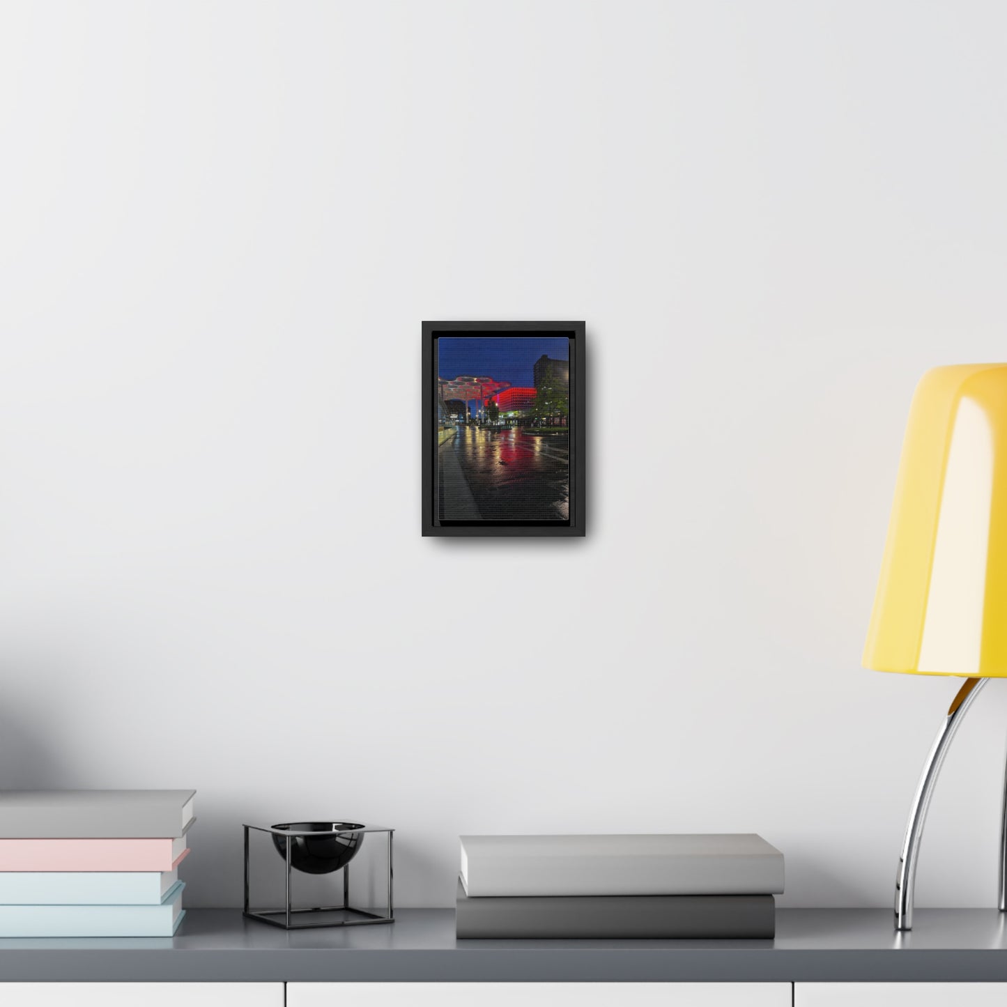 Utretch Netherlands Hoog Catharijne Train Station Frame Canvas Print