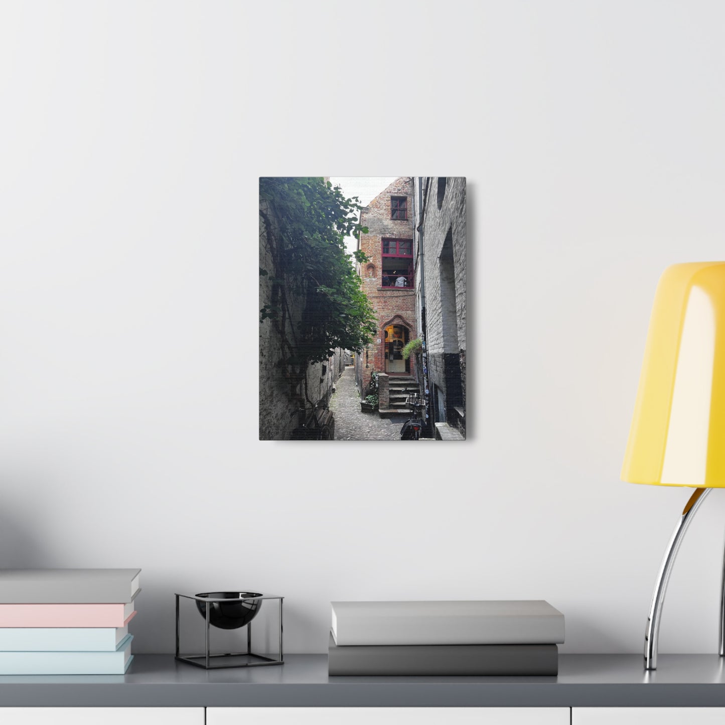 Belgium Beer Cafe Bruges Bier Cafe Canvas Gallery Wrap