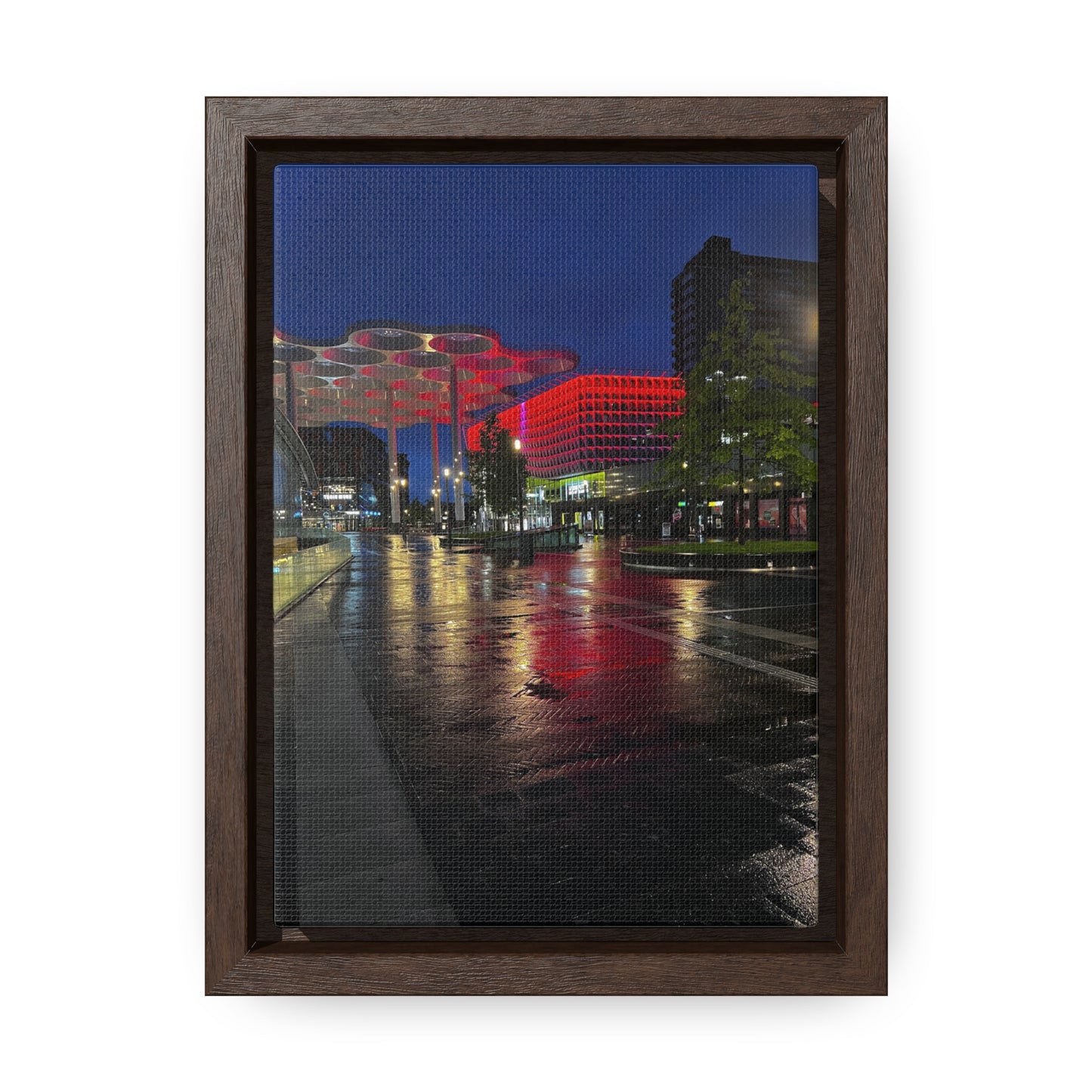 Utretch Netherlands Hoog Catharijne Train Station Frame Canvas Print