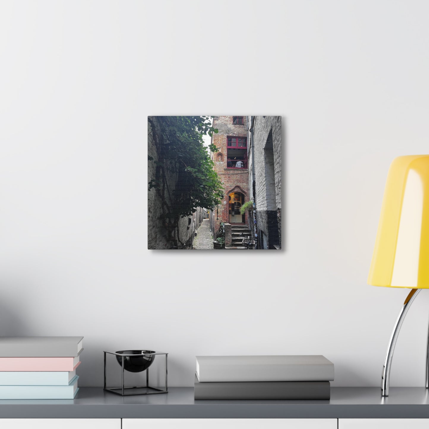 Belgium Beer Cafe Bruges Bier Cafe Canvas Gallery Wrap