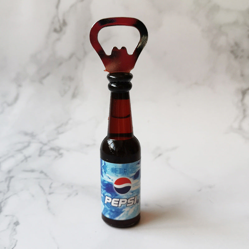 Beer Bottle Opener Refrigerator Magnet Wine Bottle Refrigerator Magnetic Wine Screwdriver Magnet