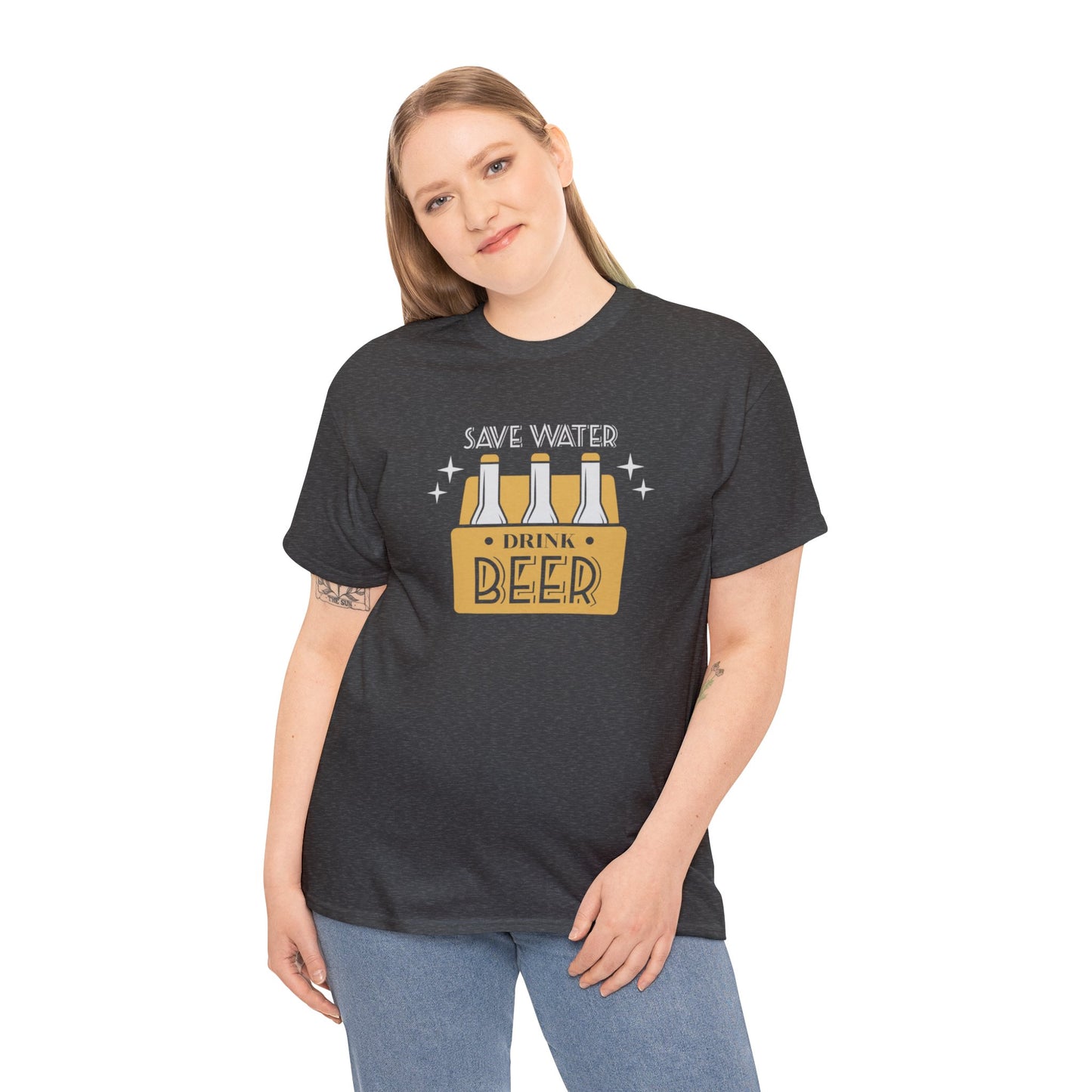 Save Water Drink Beer Unisex Men's Women's T Shirt | Funny Beer T- Shirt