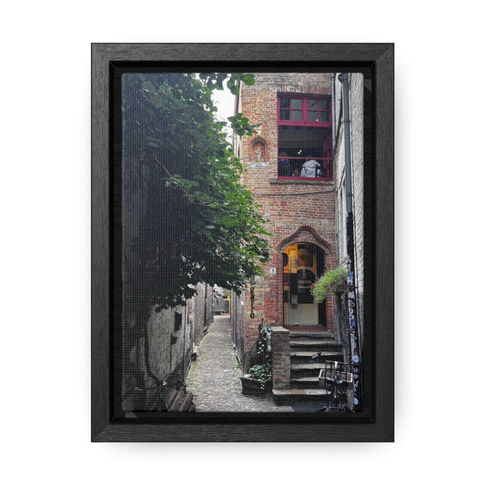 Belgian Beer Café De Garre Canvas Print  Bruges, Belgium