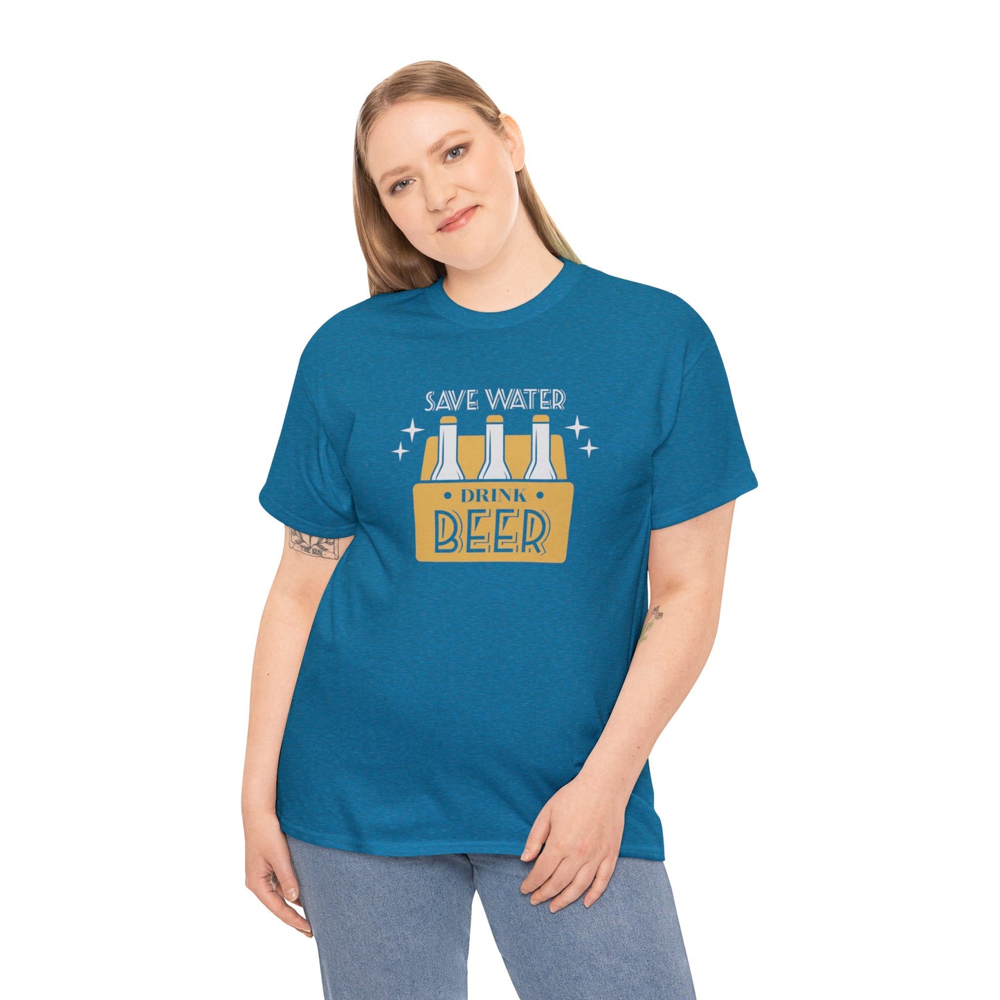 Save Water Drink Beer Unisex Men's Women's T Shirt | Funny Beer T- Shirt