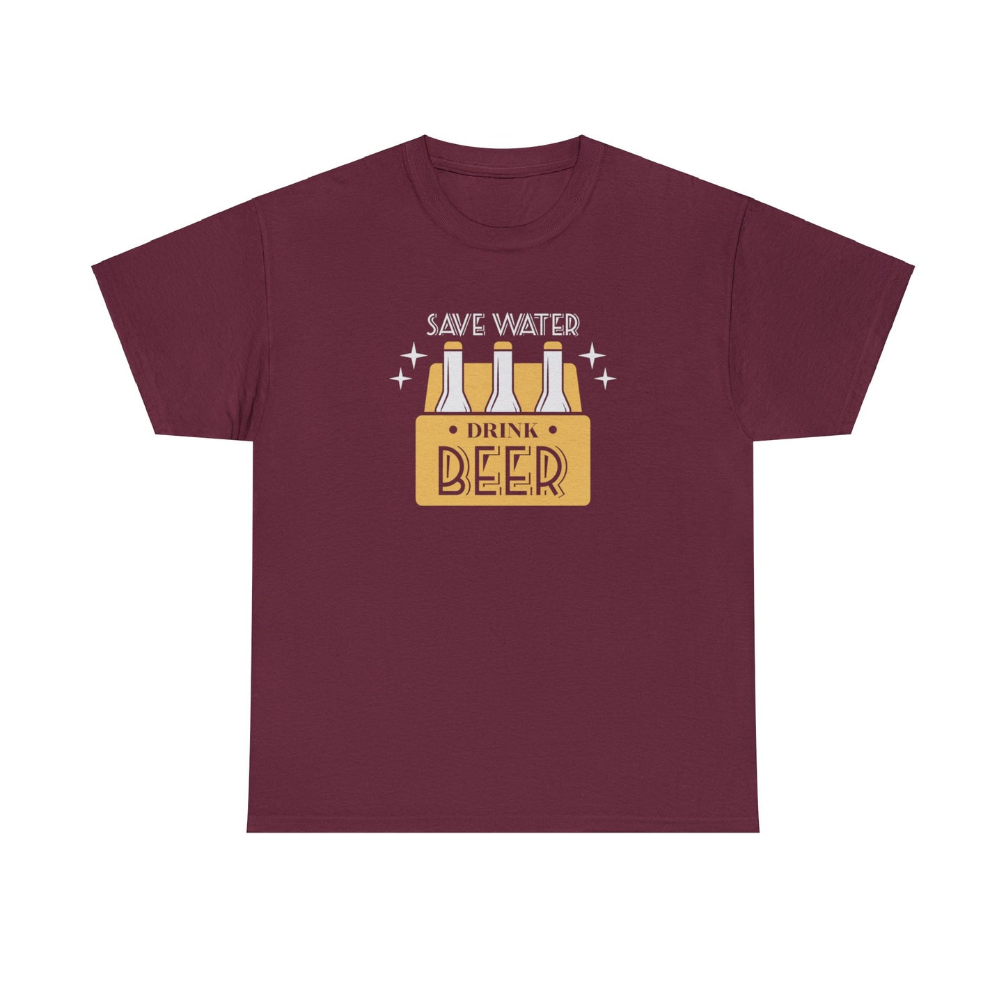 Save Water Drink Beer Unisex Men's Women's T Shirt | Funny Beer T- Shirt
