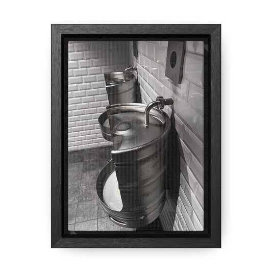 Beer Keg Urinal Belgian Beer Cafe Canvas Print