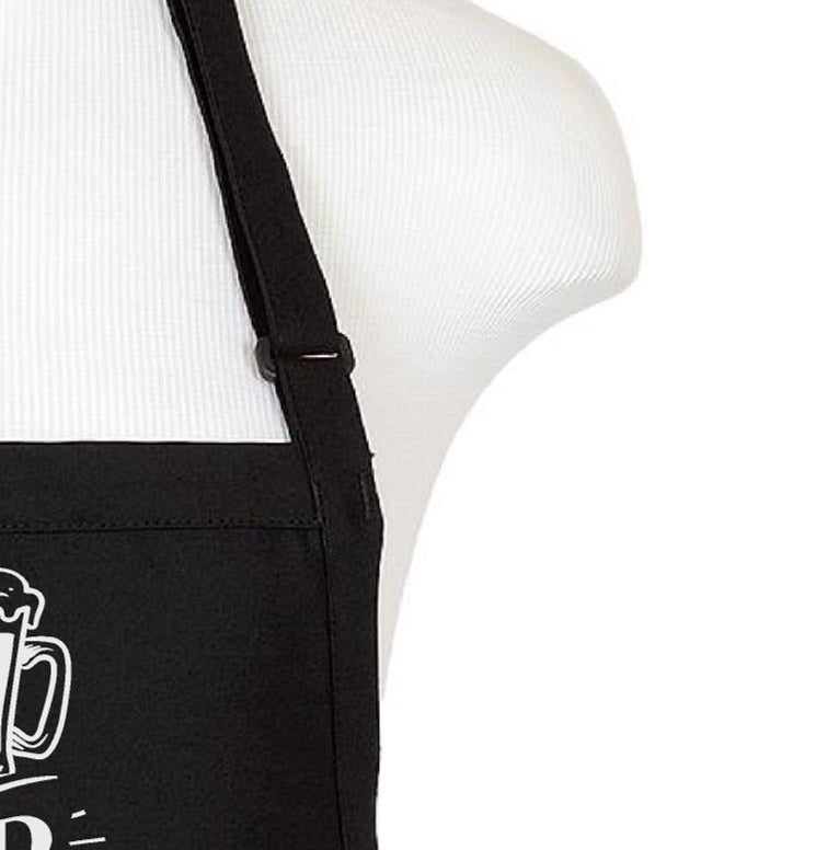 A Day Without Beer Kitchen Apron | Mens & Womens Unisex Aprons Adjustable | BBQ Cooking Apron