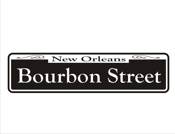 Bourbon Street Street Sign, Road Sign, Beer Enthusiast Gift, Beer Decor, Beer Man Cave, Beer sign, Beer Lover, Beer Gift, Custom Street Sign, Quality Metal Sign