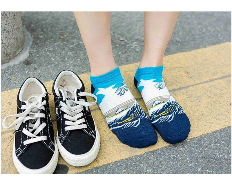 Funny Beer Mug Trendy Ankle Socks Men's Women's Beer Lovers Socks