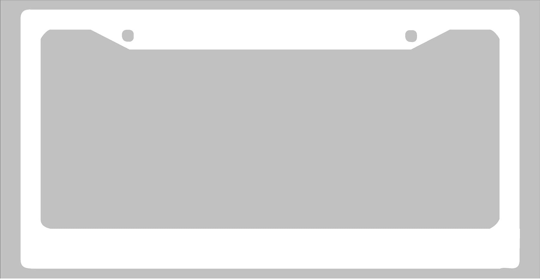 Close up of I Would Rather Be Cycling license plate frame showing premium vinyl text quality
