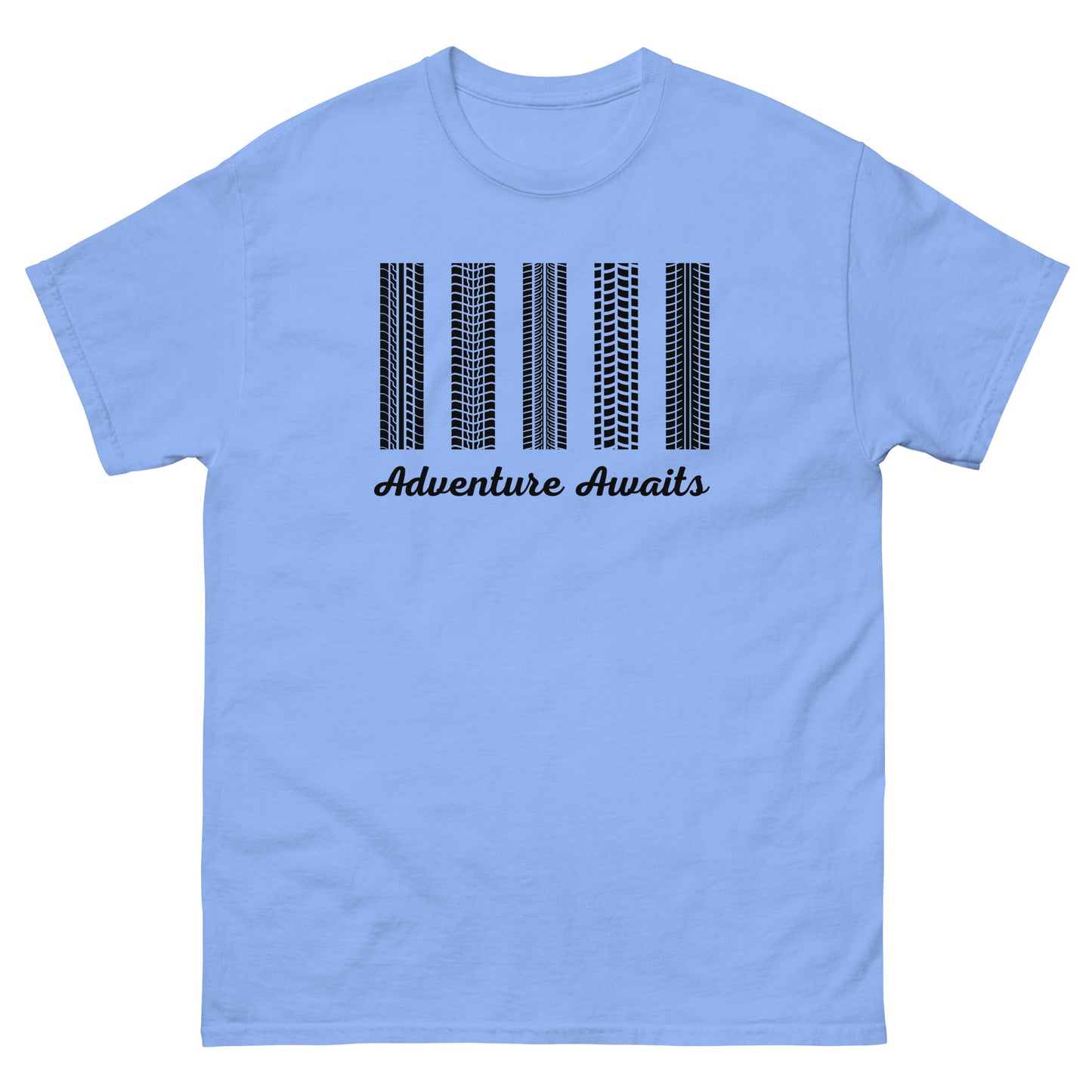Adventure Awaits TShirt MTB Gravel Bike Mens Classic Graphic T Shirt