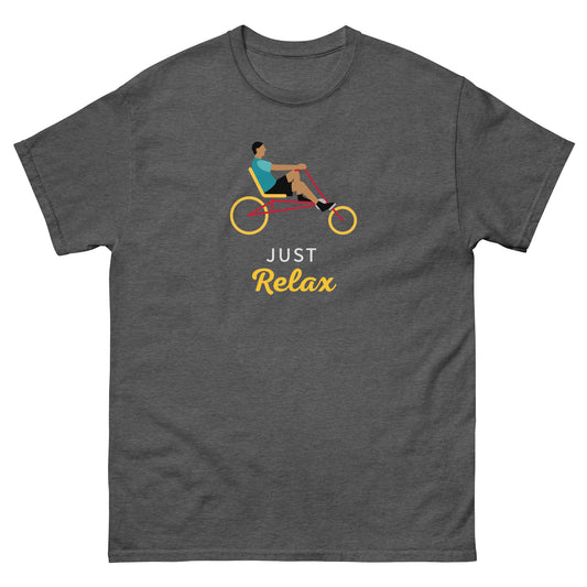 Recumbent Bike Cycling Graphic Men's Classic T Shirt