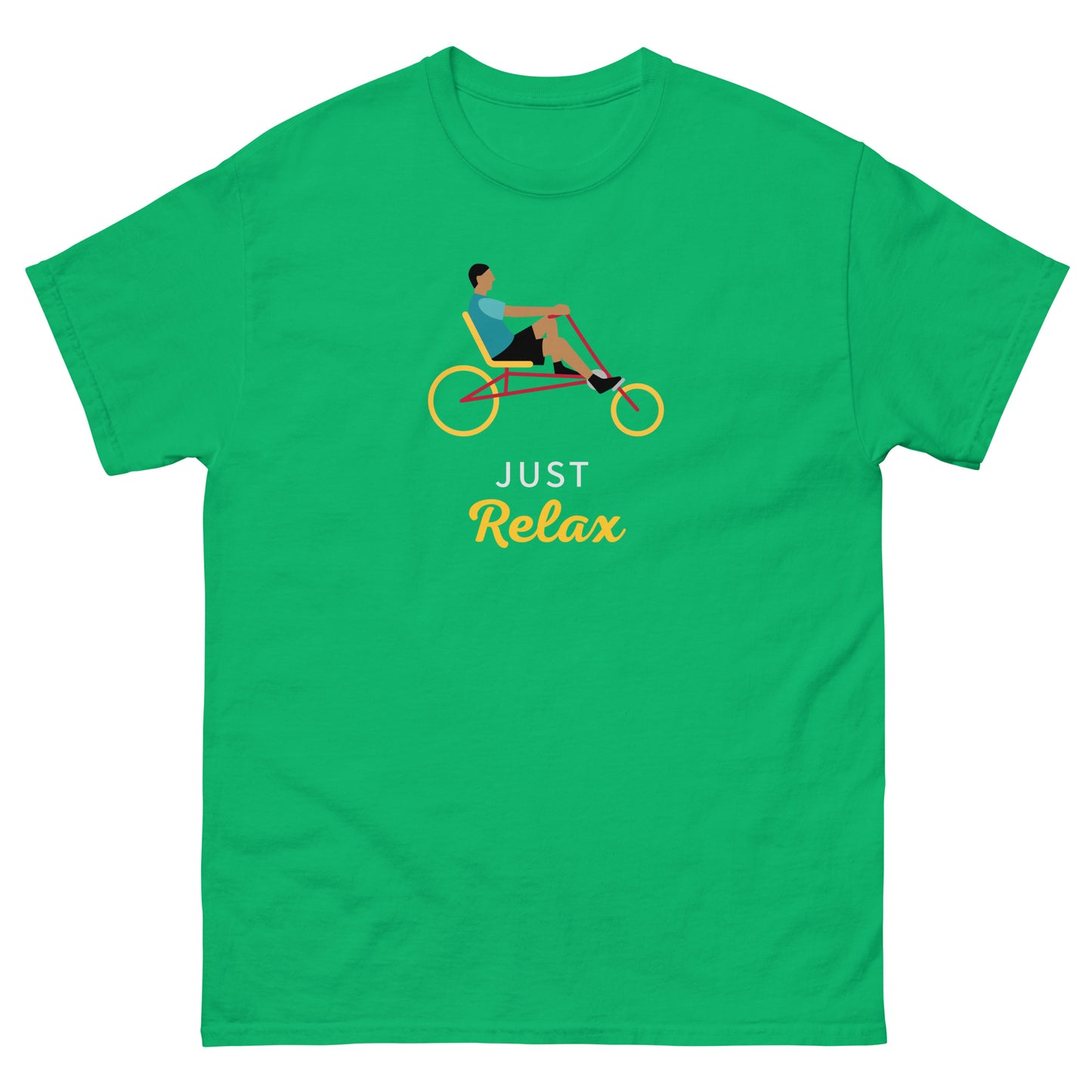 Recumbent Bike Cycling Graphic Men's Classic T Shirt