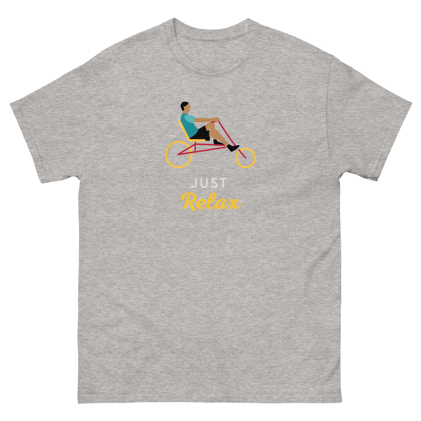 Recumbent Bike Cycling Graphic Men's Classic T Shirt