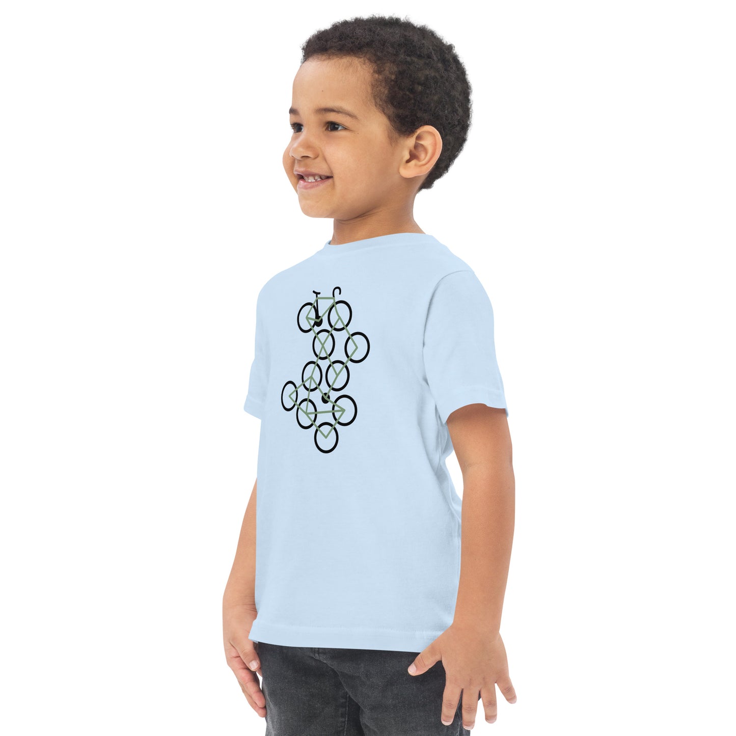 Bike Graphic Toddler Jersey T Shirt