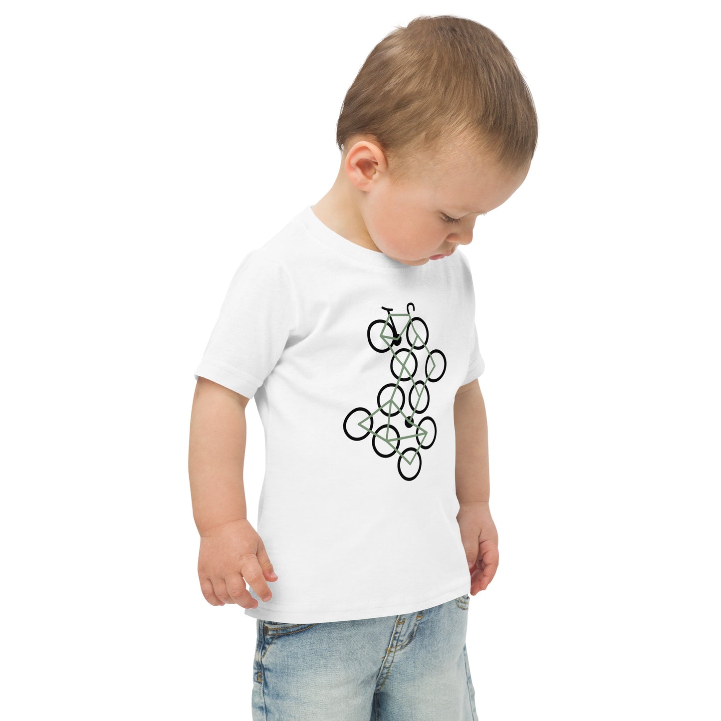 Bike Graphic Toddler Jersey T Shirt