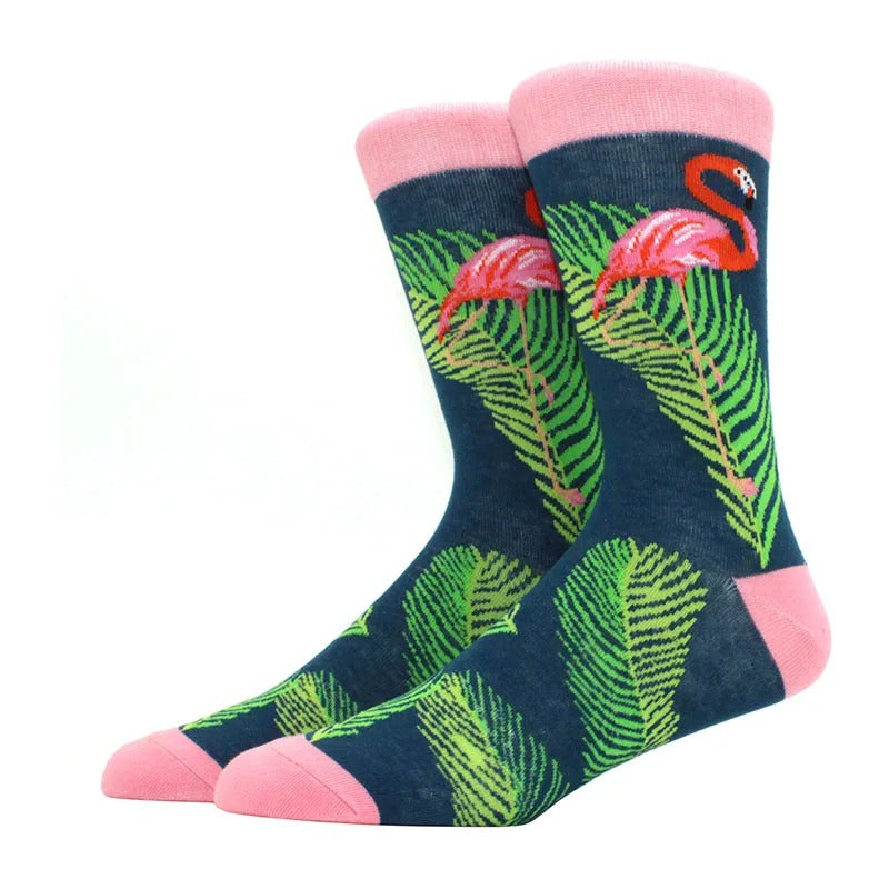 Flamingo Crew Socks