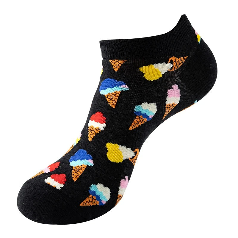 Funny Beer Mug Trendy Ankle Socks Men's Women's Beer Lovers Socks
